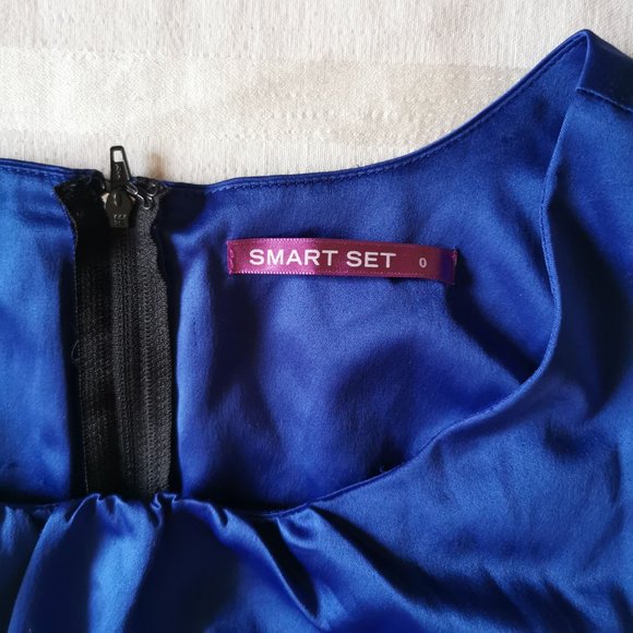 Smart Set Black and Royal Blue Dress - Picture 6 of 8